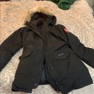 Canada Goose coat with fur hood